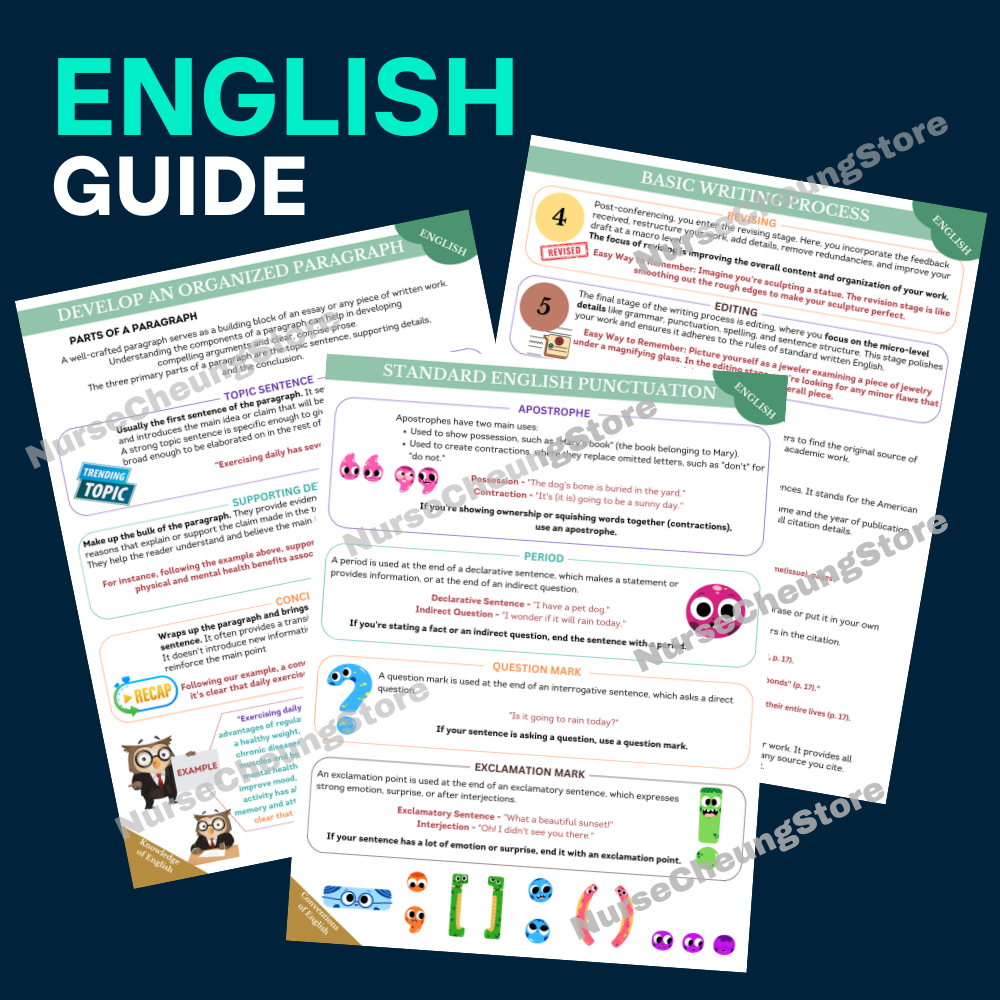 Complete ATI TEAS V7 Study Guide 2024 - 2025 by NurseCheung with 170 + Practice Test Questions and Answers | DIGITAL download