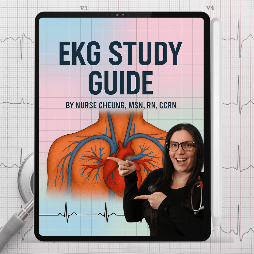 EKG & Dysrhythmia Interpretation Guide (Digital PDF) - NurseCheungStore