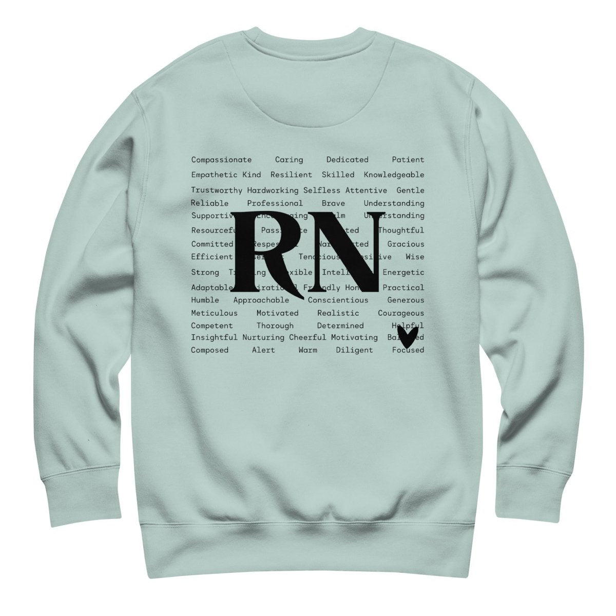 RN Crewneck - Contributions (Print) - NurseCheungStore
