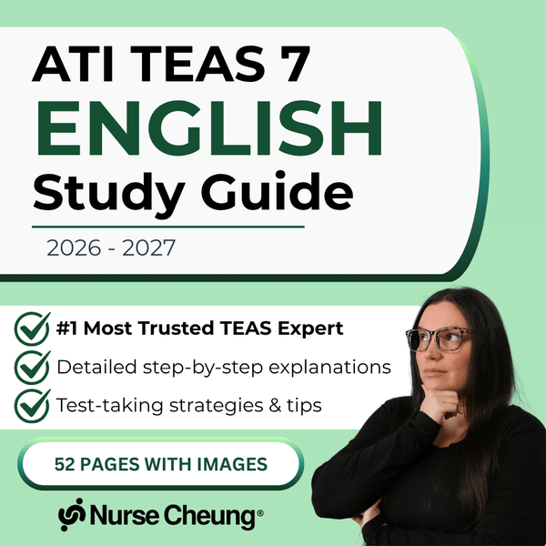ATI TEAS 7 English & Language Usage Study Guide - NurseCheungStore