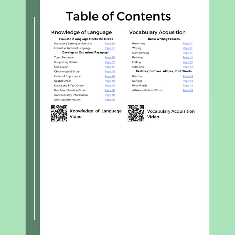 ATI TEAS V7 English & Language Usage Comprehensive Study Guide by Nurs