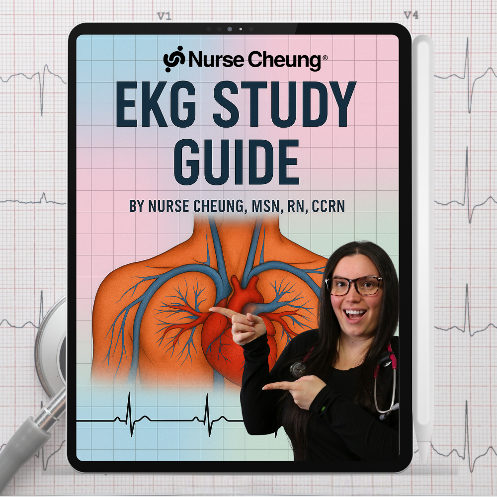 EKG & Dysrhythmia Interpretation Guide (Digital PDF) - NurseCheungStore