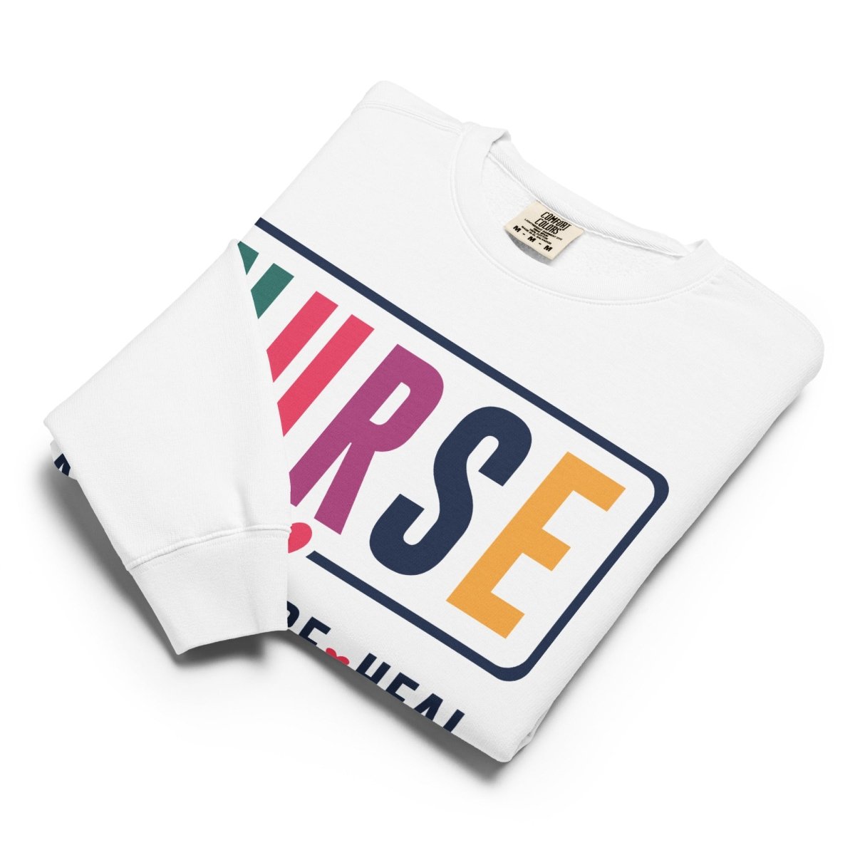 NURSE CARE INSPIRE HEAL Crewneck (Print) - NurseCheungStore