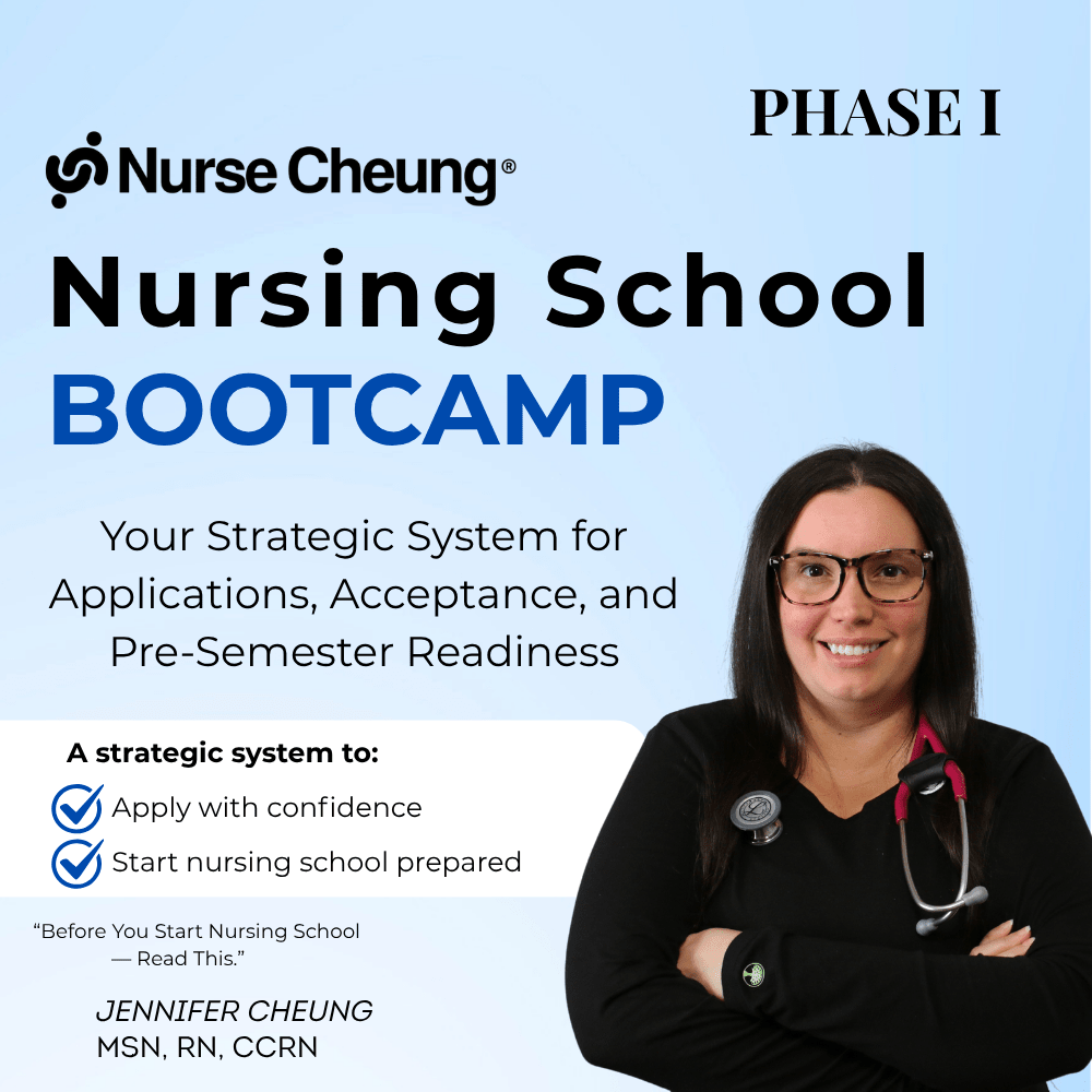Nursing School Bootcamp: Phase I - NurseCheungStore