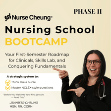 Nursing School Bootcamp: Phase II - NurseCheungStore