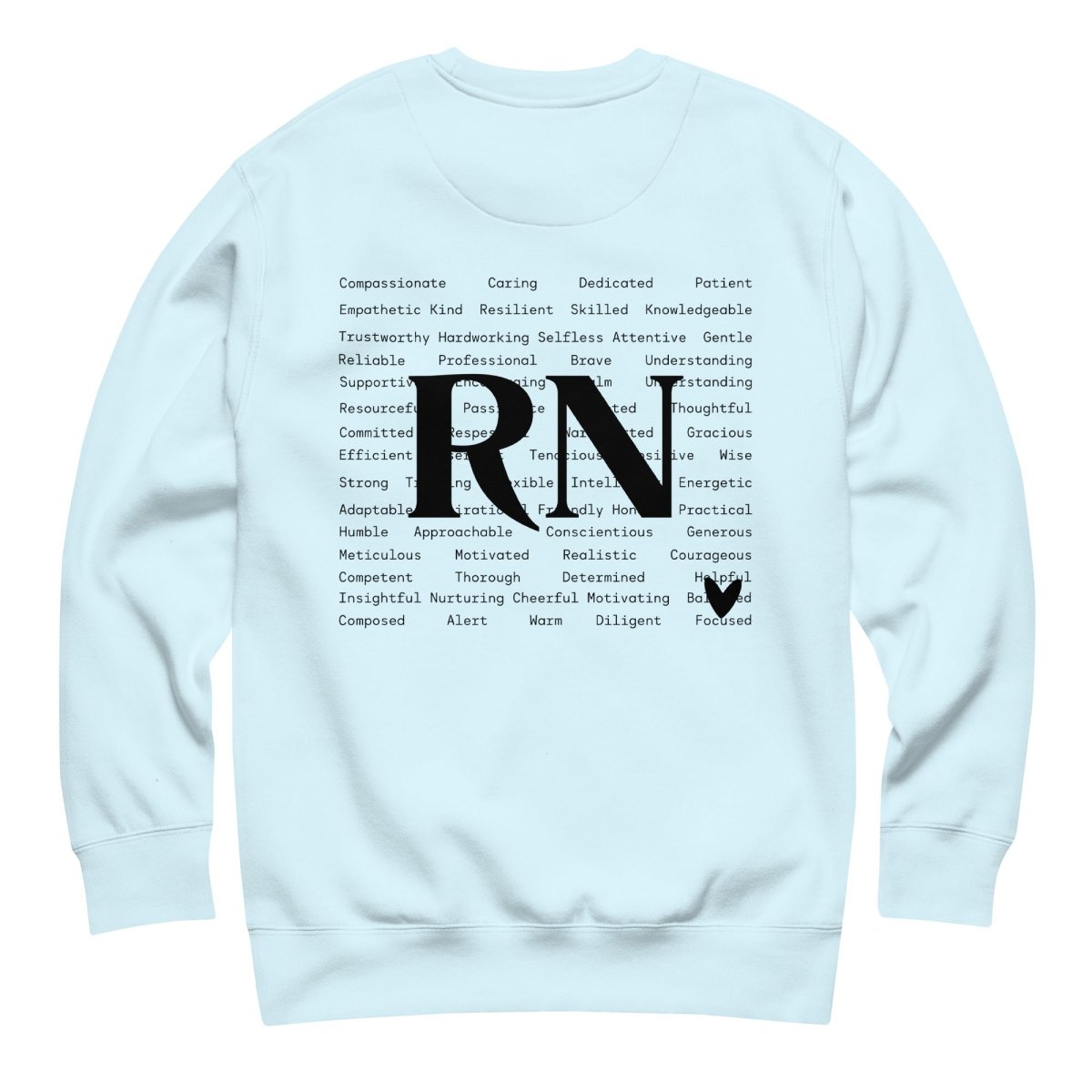 RN Crewneck - Contributions (Print) - NurseCheungStore